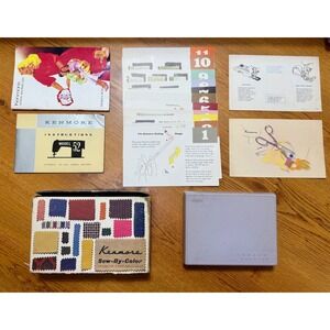 Vintage‎ Kenmore Sewing Accessory Lot • Sew-By-Color + Buttonhole Cams + Manuals